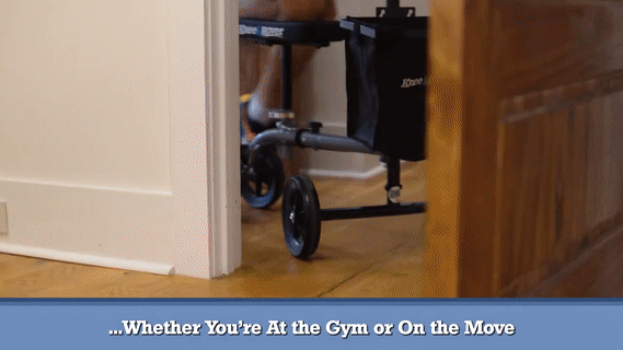KneeRover Economy Knee Scooter Steerable Knee Walker Crutch Alternative