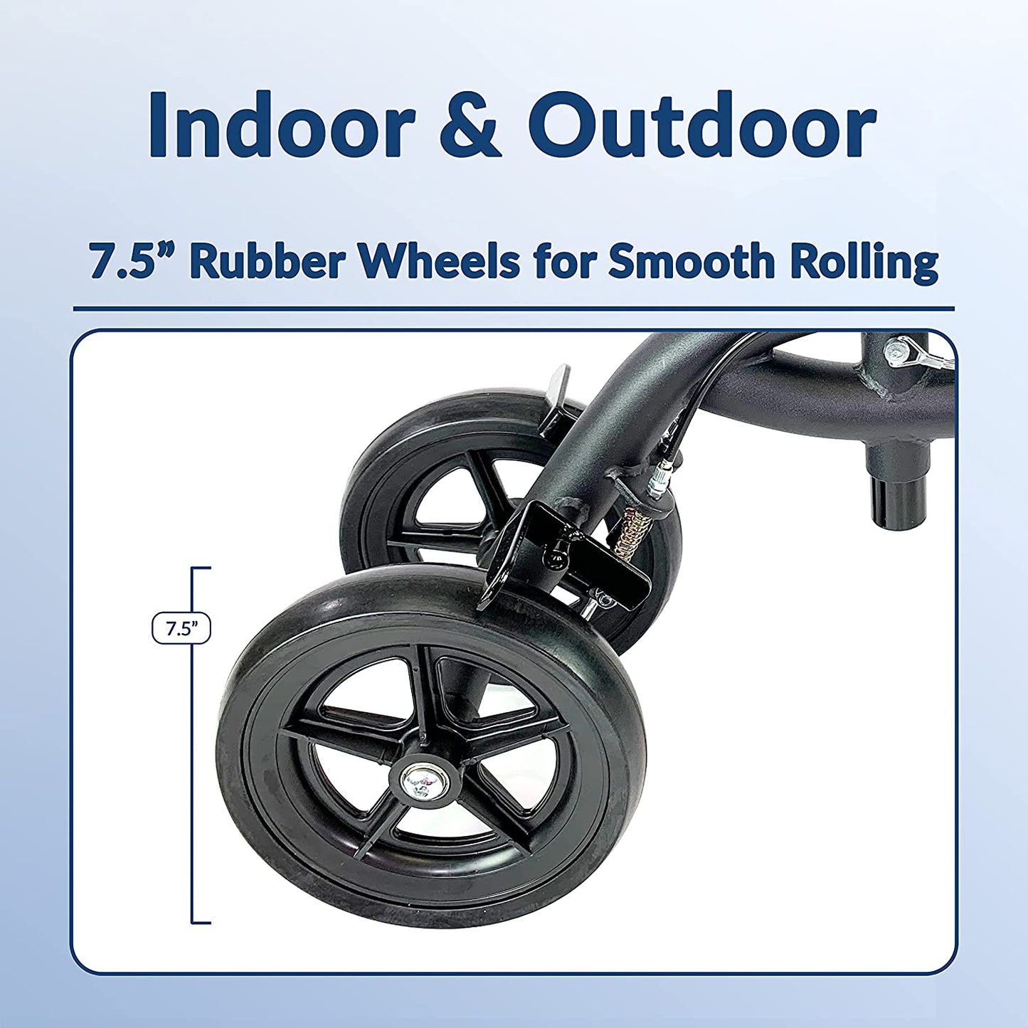 KneeRover Economy Knee Scooter Steerable Knee Walker Crutch Alternative