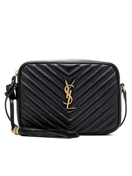 Saint Laurent Lou Camera Bag in Quilted Leather Bronze Hardware